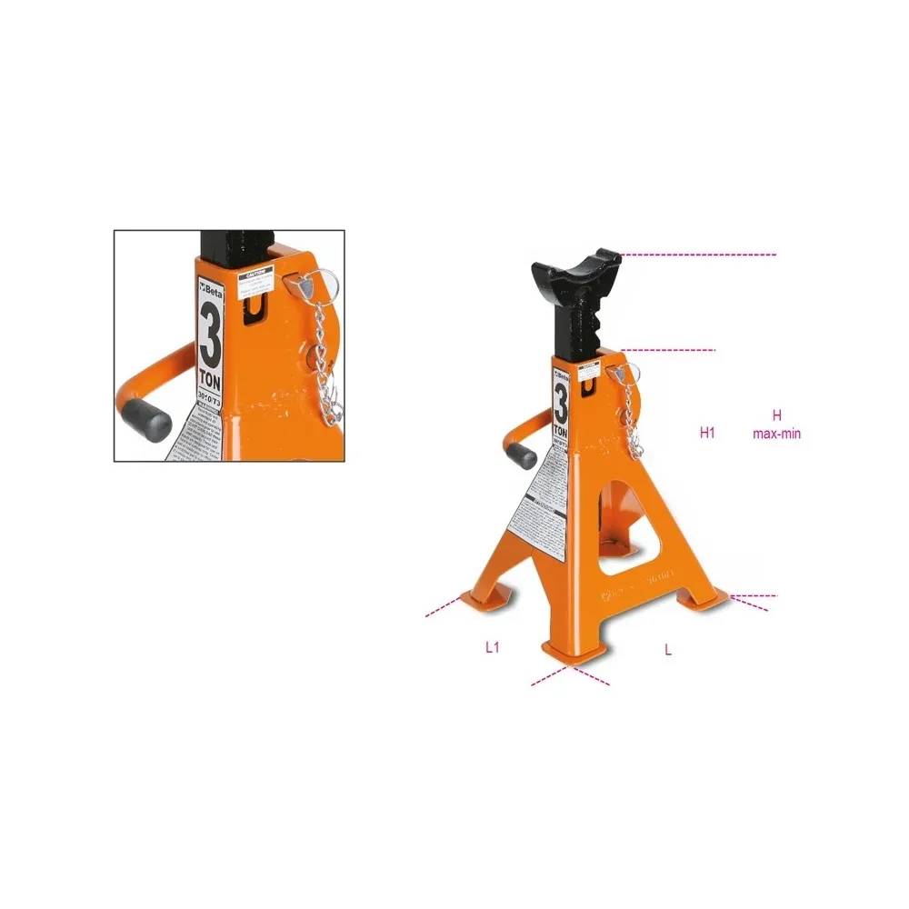 AS STEUNEN, PER PAAR  BETA 3010/T...
