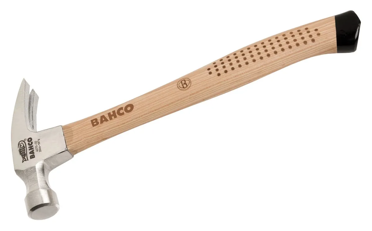 BAHCO KLAUWHAMER | HICKORYHOUTEN HANDGREEP | RECHTE KLAUW | 32 MM | 570 G | 20OZ – 427S20