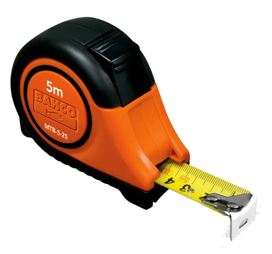 BAHCO ROLBANDMAAT MAGNETISCH  25 MM X 5 M  MTB525M