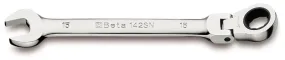 Beta Omschakelbare ratelringsteeksleutel met kniegewricht 142SN 19 – 001420219