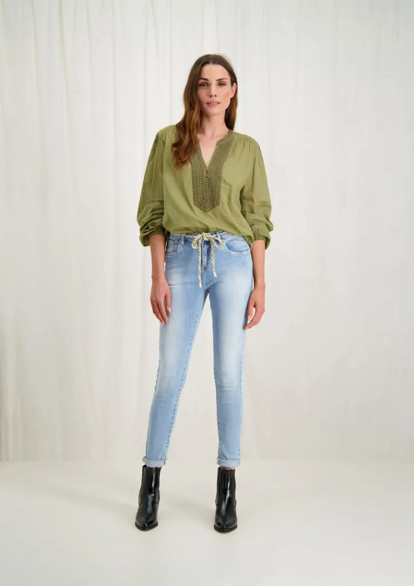 COOPER BLUE LAKE  SKINNY BOYFRIEND FIT