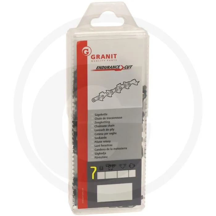ENDURANCE CUT ZAAGKETTING RONDE ZAAGTAND  3/8' LOPRO STEEK, 74 AANDRIJFSCHAKELS