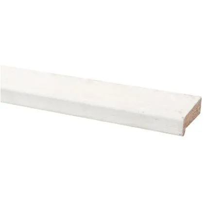Glaslat met neus HH gegrond 18x55x2700mm