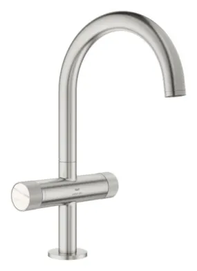 Grohe Atrio Private Coll. wastafelmengkraan L-Size supersteel