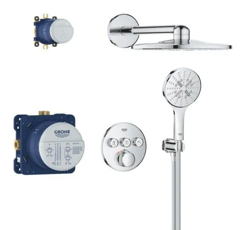 Grohe Grohtherm Smartcontrol comfortset 310 rond chroom
