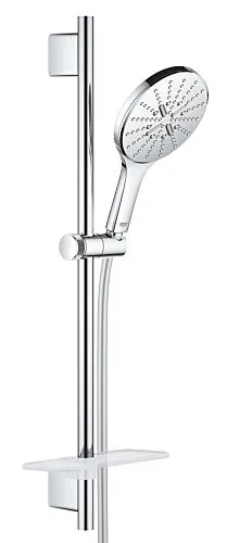 Grohe Rainshower Smartactive 150 glijstangset met zeepschaal 9,5 l/min 600 mm chroom