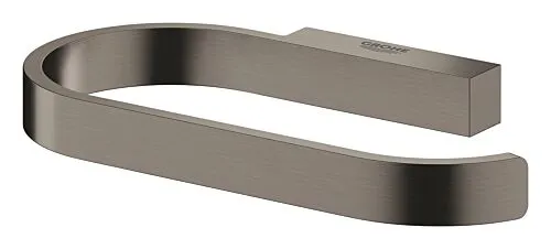 Grohe Selection closetrolhouder zonder deksel hard graphite geborsteld