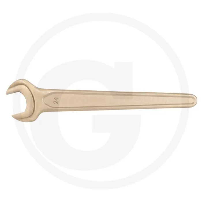 KS TOOLS BRONZE EINMAULSCHLüSSEL 77 MM  VONKVRIJ, 15° BEKHOEK, CORROSIEBESTENDIG