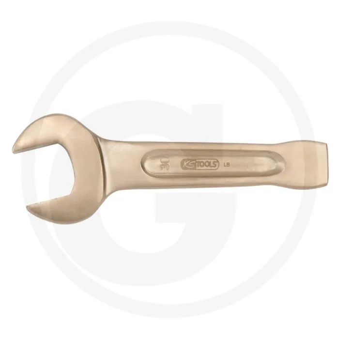 KS TOOLS BRONZE SCHLAGMAULSCHLüSSEL 3"  VONKVRIJ, 15° ABGEWINKELT  160X25X370MM