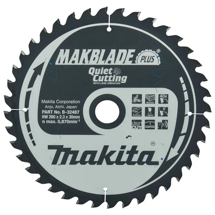 MAKITA HM ZAAGBLAD 260X30X40T A  B32487