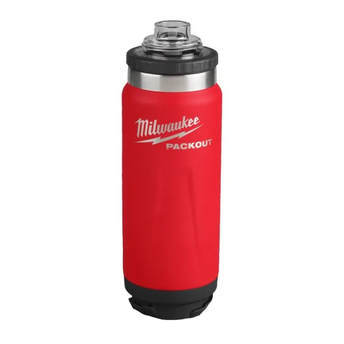 MILWAUKEE PACKOUT DRINKFLES XL 1065ML  ROOD