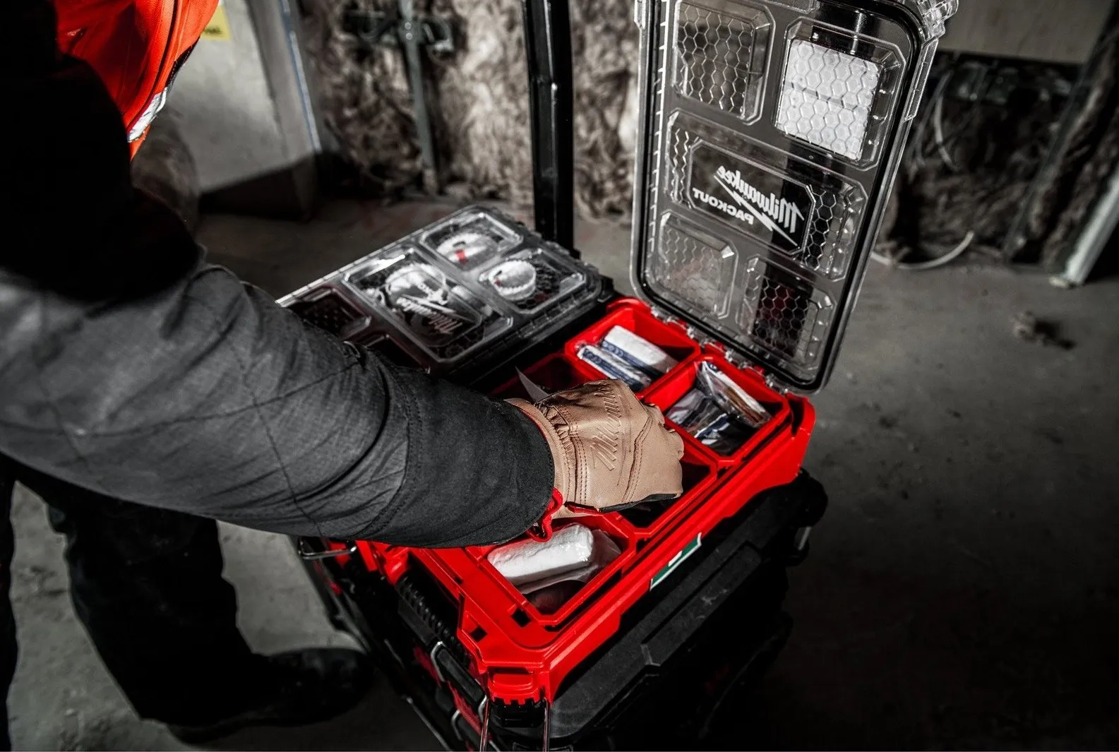 MILWAUKEE PACKOUT™ ERSTEHILFEKIT IM COMPACT ORGANISER