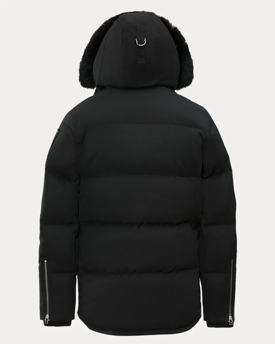 Moose Knuckles Jas 3q Jacket Neo Shearling Zwart 3Q JACKET NEO SHEARLING
