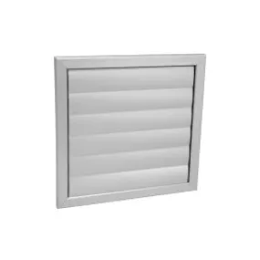 Nedco BV Aluminium lamellenrooster 355x355mm aluminium F1 aluminium geanodiseerd