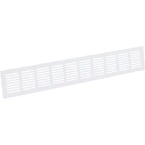 Nedco plintrooster alum. 800 x 80 mm wit