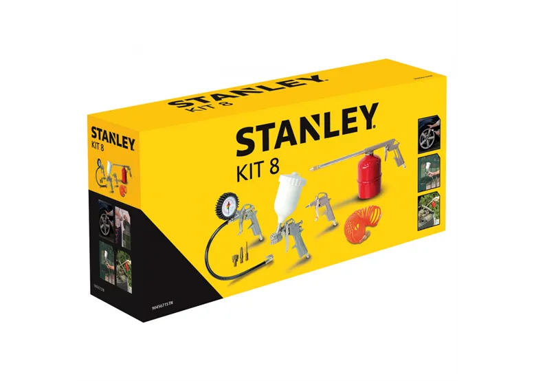 Pneumatische set, 8 elementen Stanley 9045671STN