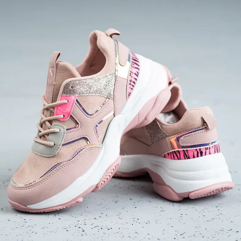 SHELOVET Modieuze sportschoenen roze