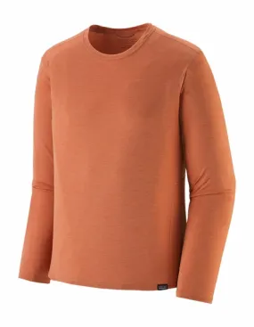T Shirt Patagonia Men L/S Cap Cool Lightweight Shirt Sienna Clay / Light Sienna Clay X/Dye