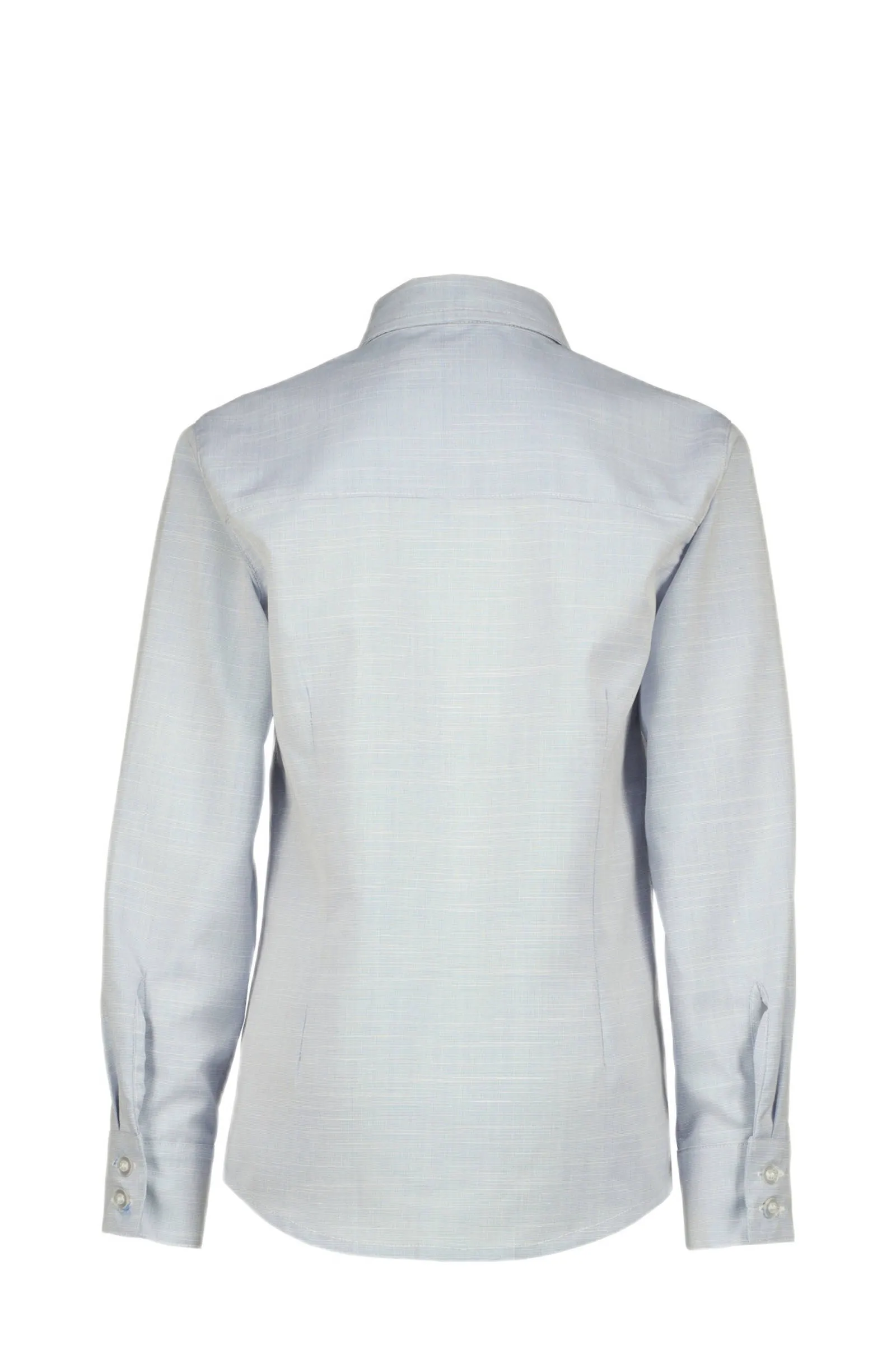 VINGINO overhemd LENN blauw Jongens Polyester Klassieke kraag Effen 104